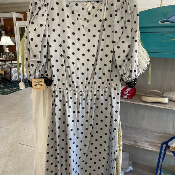 Vintage PBJ Polka Dot Dress - Picture 1 of 9